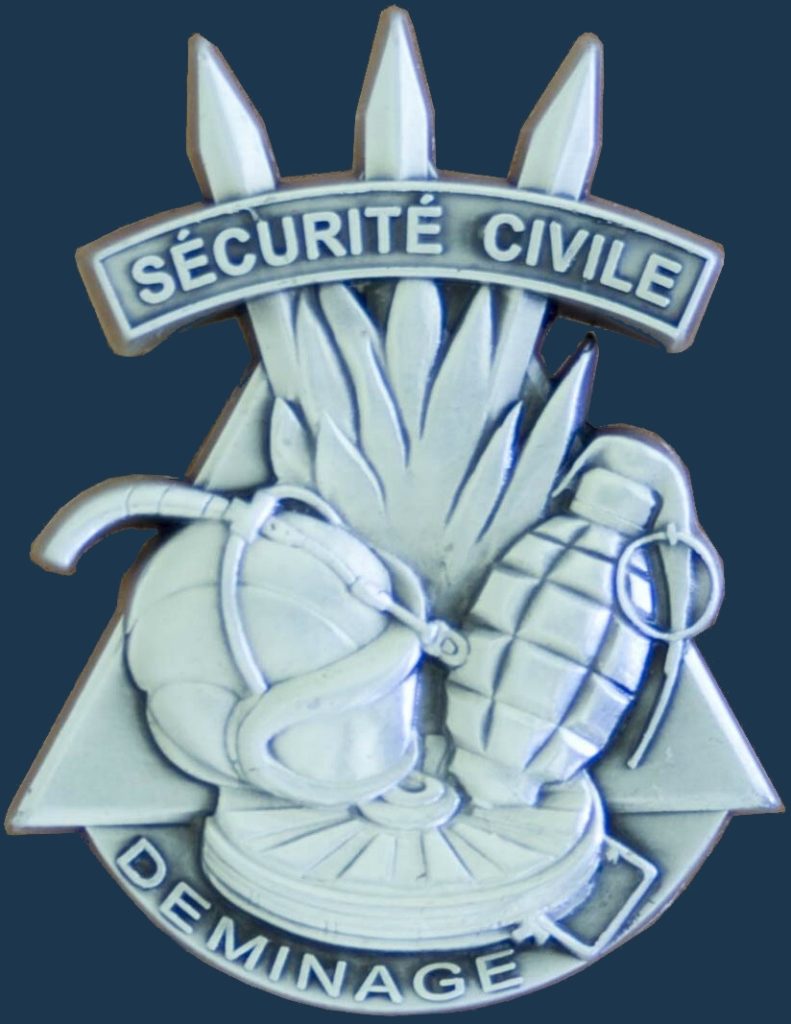 Odznak francouzské Service du Déminage
