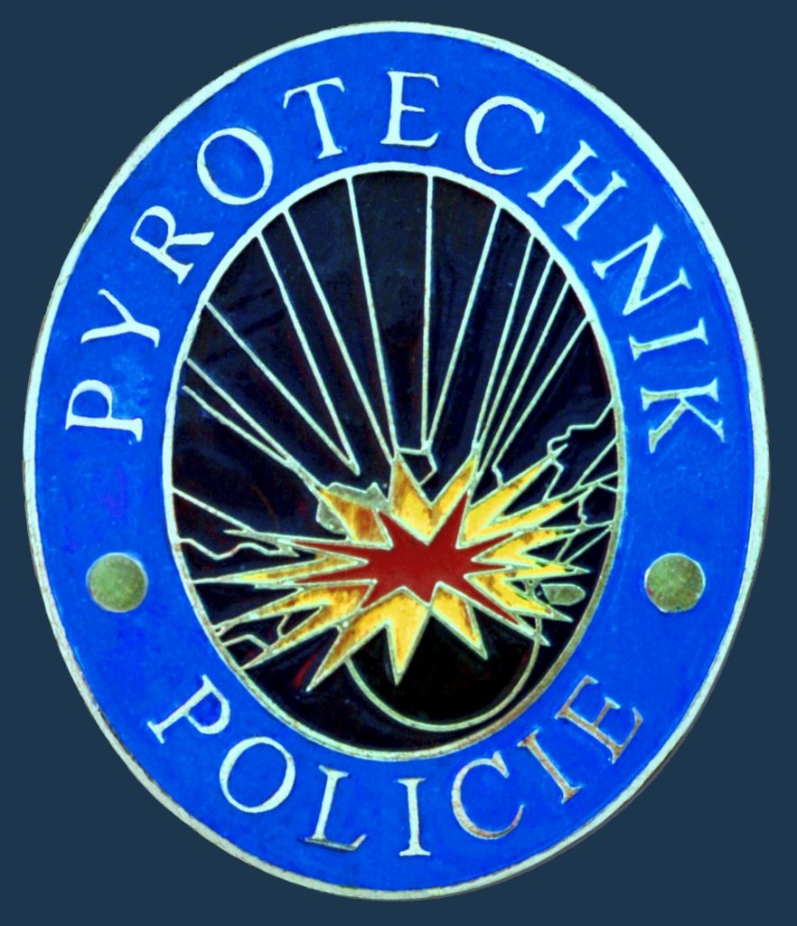 Pyrotechnik Policie