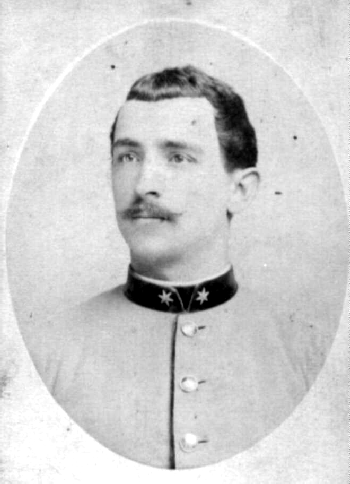 Karel Esop jako poručík v listopadu 1884 Karel Esop jako poručík v listopadu 1884